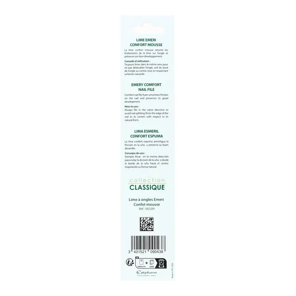 Lime à ongles Emeri confort mousse Estipharm