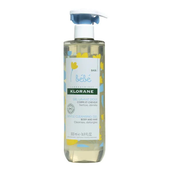 Klorane Bébé gel lavant doux Corps et cheveux
