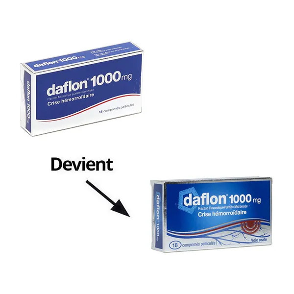 Daflon 1000 mg comprimé Hémorroides