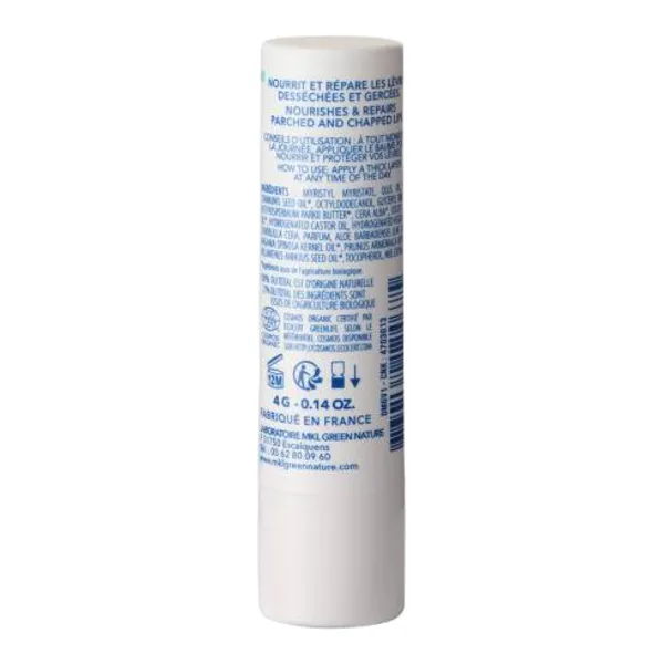 MKL Aqua baume lèvres dermo protecteur bio