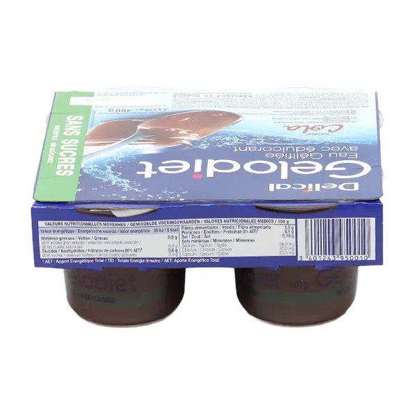 Gelodiet eau gélifiée sans sucres