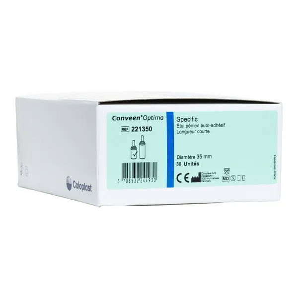 Coloplast conveen Optima Specific étuis péniens auto adhésifs