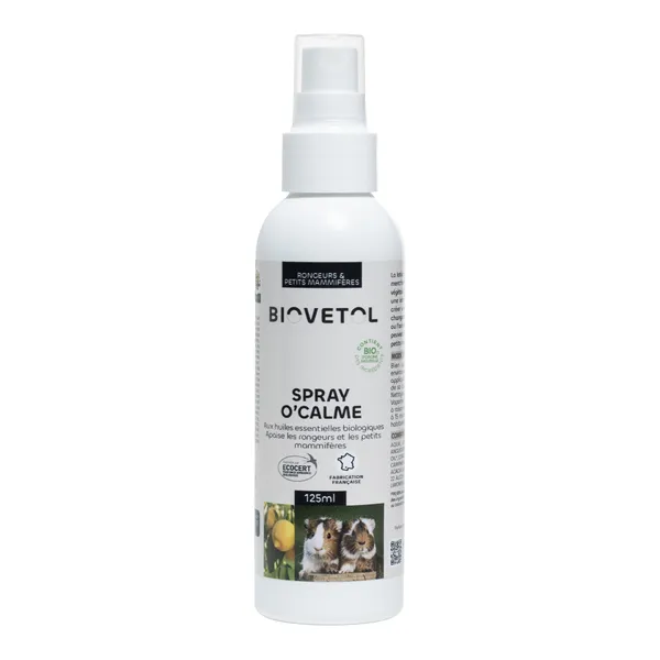 Spray O Calme rongeurs et petits mammifères Biovetol