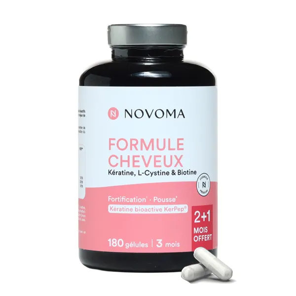 Novoma Formule cheveux gélules