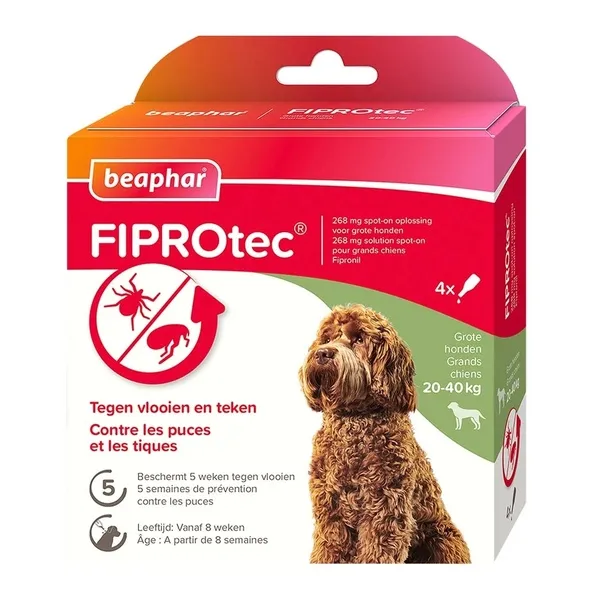 Beaphar Fiprotec Chien pipettes anti puce