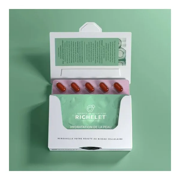 Richelet Hydratation de la peau capsules