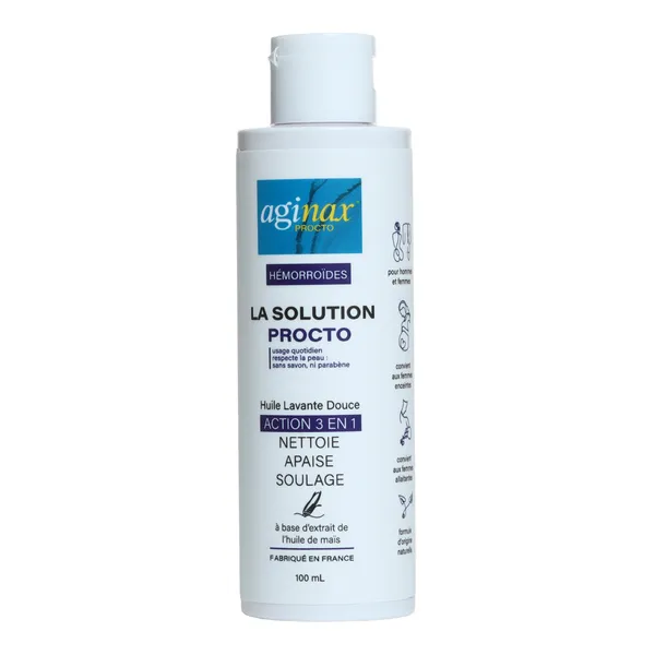 Aginax Procto Huile lavante douce