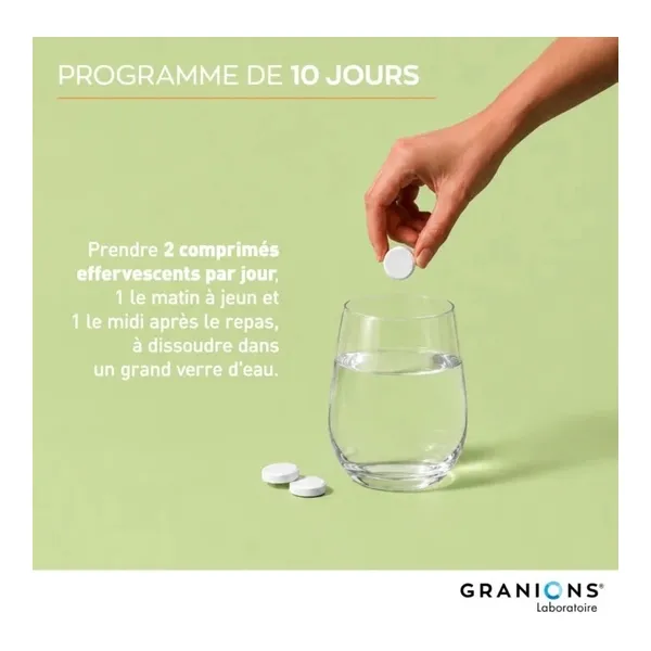 Granions Détox globale comprimés effervescents