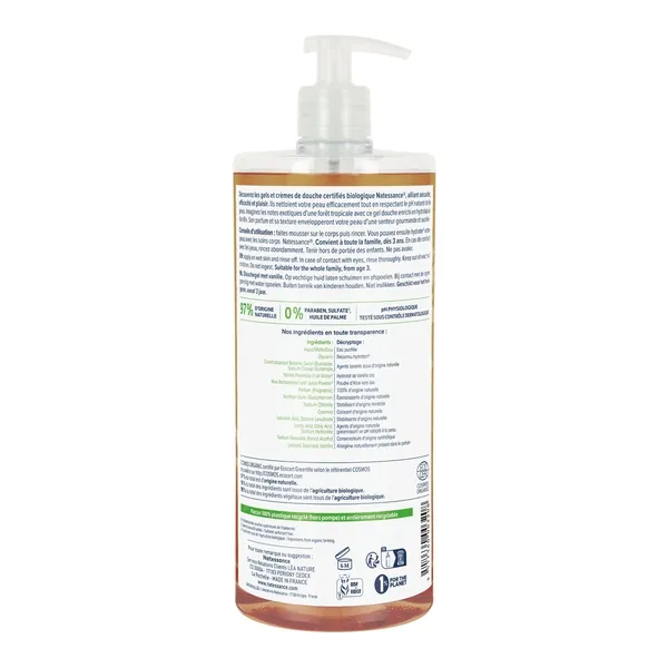Natessance gel douche douceur vanille bio