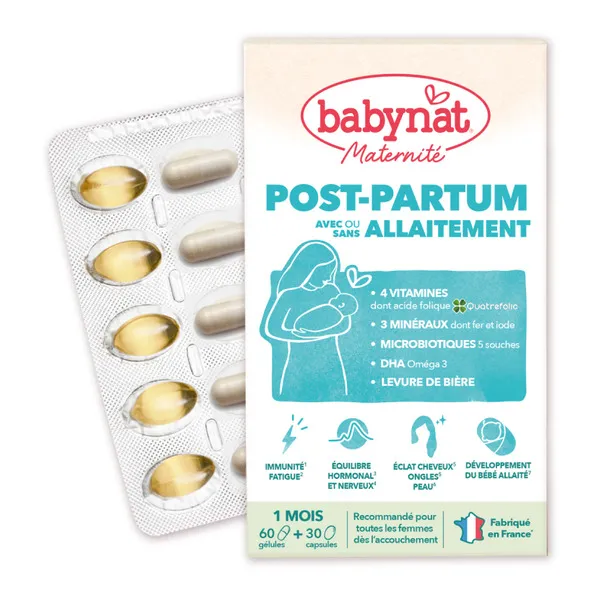 Babynat Maternité Post Partum gélules + capsules