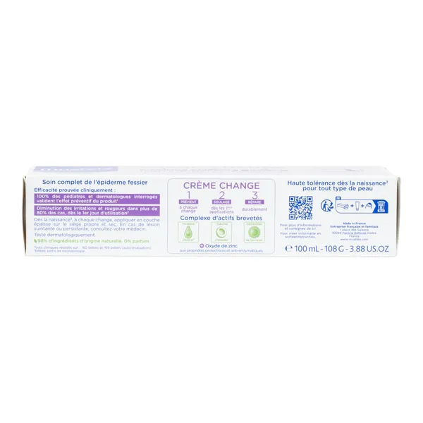 Mustela Bébé Crème change 1 2 3