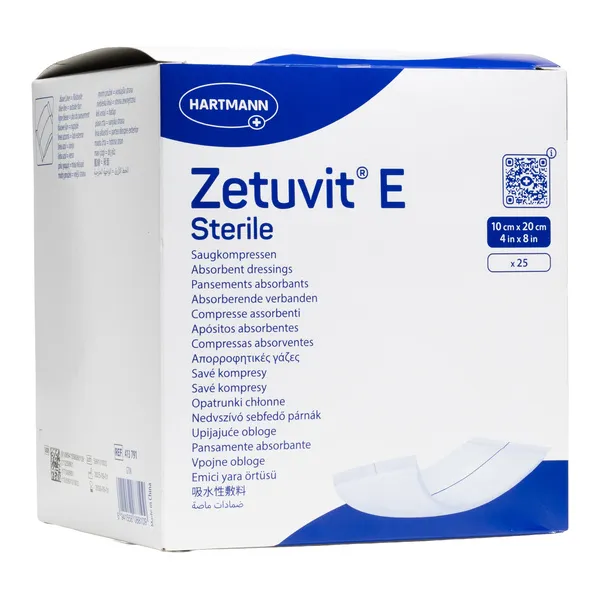 Hartmann Zetuvit E pansements absorbants stériles 25 unités