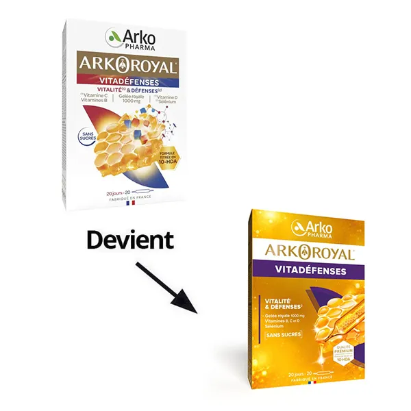 Arkoroyal Vitadéfenses ampoules
