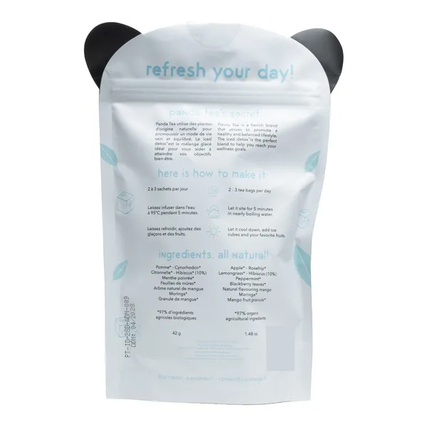 Panda Tea Iced Detox infusion glacée sachets