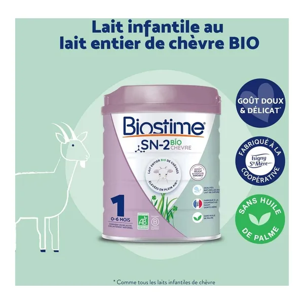 Biostime SN-2 Bio Chèvre lait 1er âge