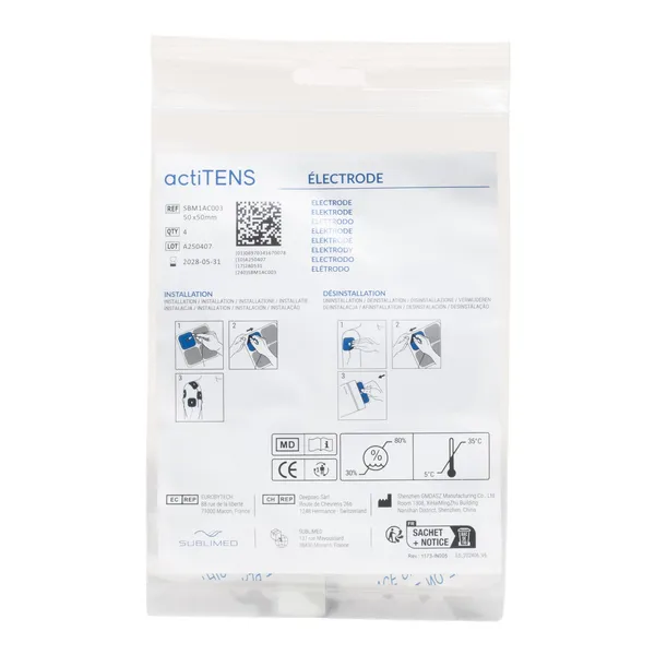 ActiTENS Electrodes pour electrostimulateur