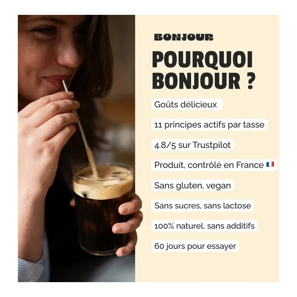 Bonjour Drink Boisson aux champignons