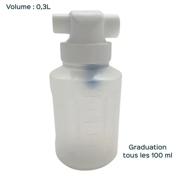 Bocal pour aspirateur de mucosité manuel DMT VAC