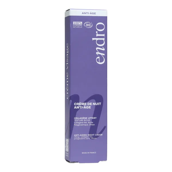 Endro Crème de nuit anti âge bio