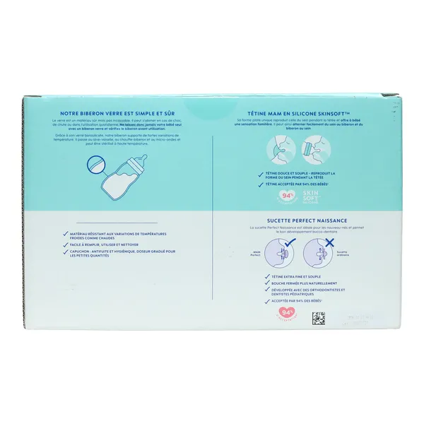 MAM Mon coffret biberons verre