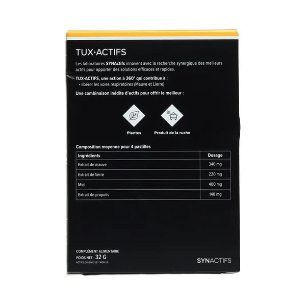 Aragan Tux Actifs pastilles