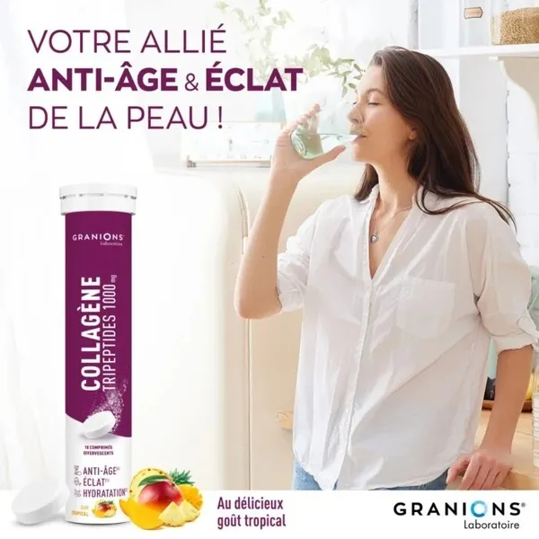 Granions Collagène tripeptides 1000 mg comprimés effervescents