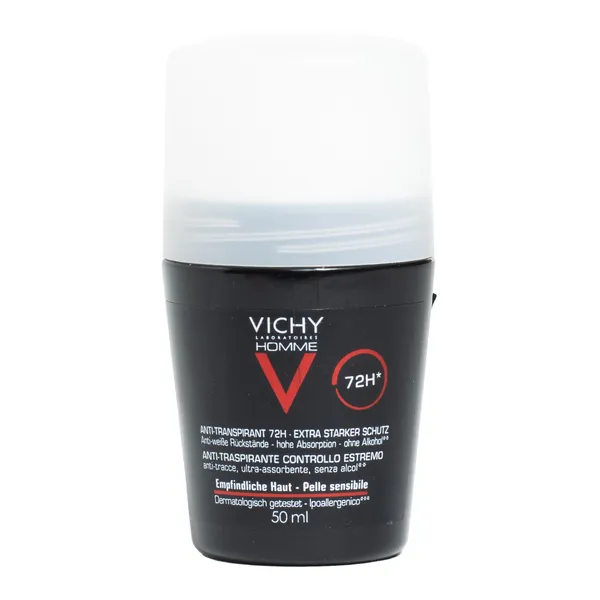 Vichy Homme déodorant anti transpirant 72 h bille