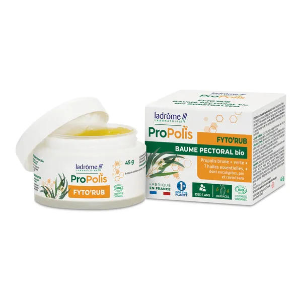 Ladrome Fyto Rub Propolis Baume pectoral bio