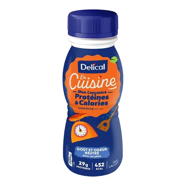 Delical en cuisine Concentré protéines et calories boisson