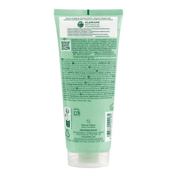 Klorane gel douche nutritif