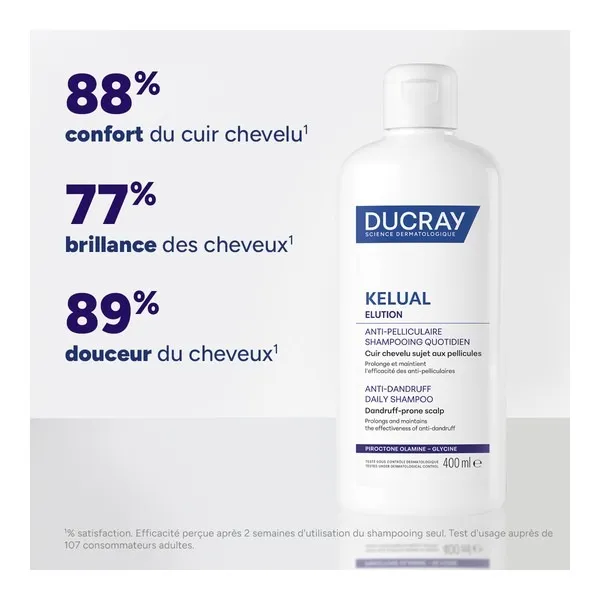 Ducray Kelual Elution Shampooing anti pelliculaire quotidien
