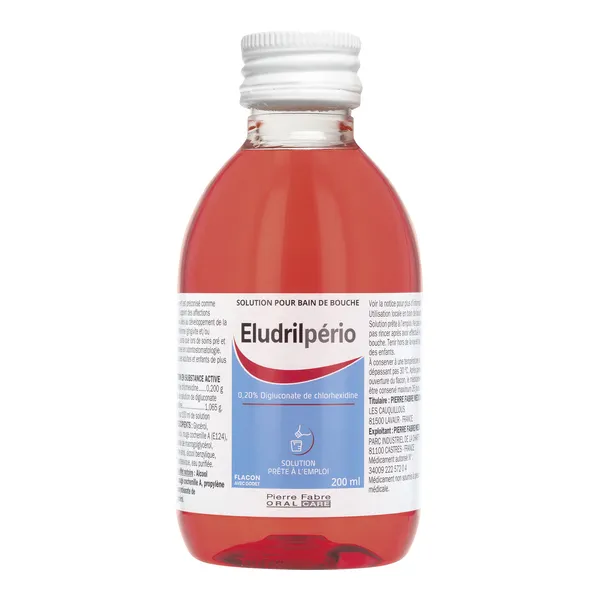 Eludrilperio 0,2 % bain de bouche