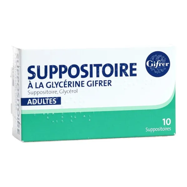 Suppositoire glycérine Adulte