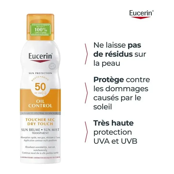 Eucerin Sun Protection Oil control Brume solaire SPF 50