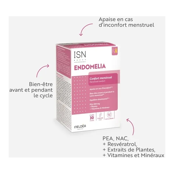 Endomelia Confort Menstruel Gélules