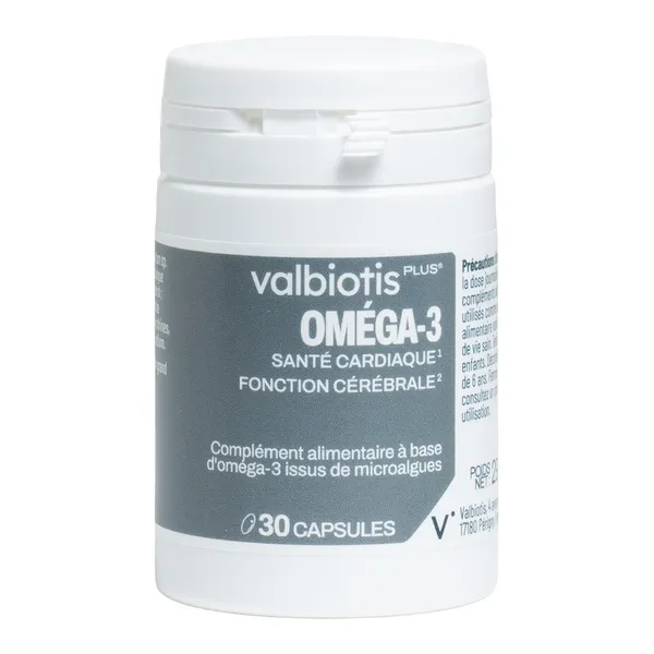Valbiotis Plus Oméga 3 capsules