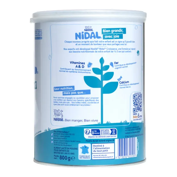 Nidal Lait de croissance 3ème âge