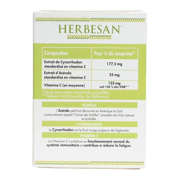Herbesan Acérola premium comprimés à croquer
