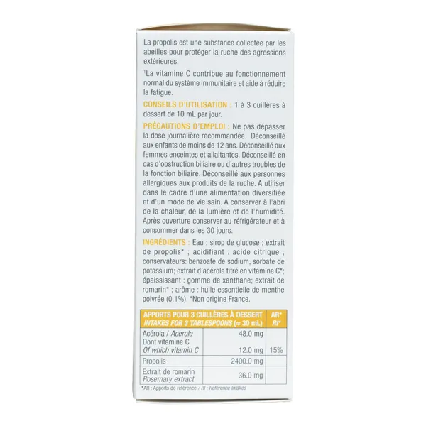 Les 3 Chênes Propolis sirop