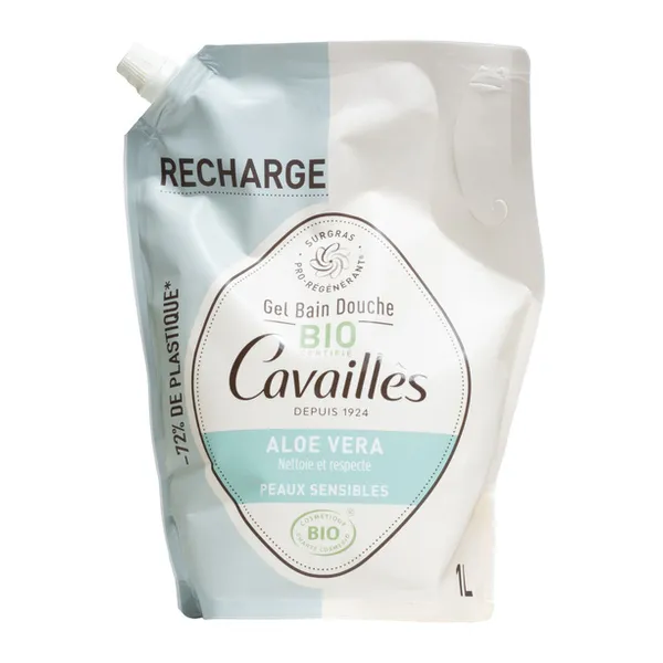 Cavaillès Gel bain douche Aloe Vera Bio