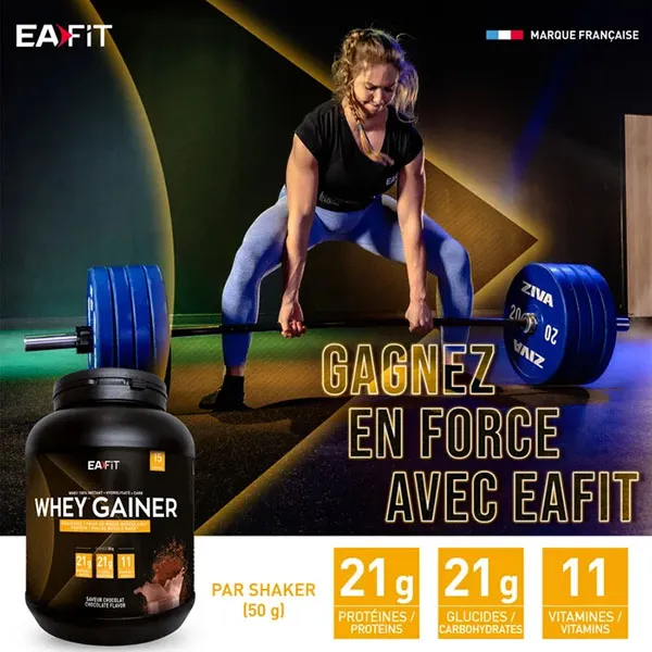 Eafit Whey Gainer poudre pour boisson vanille