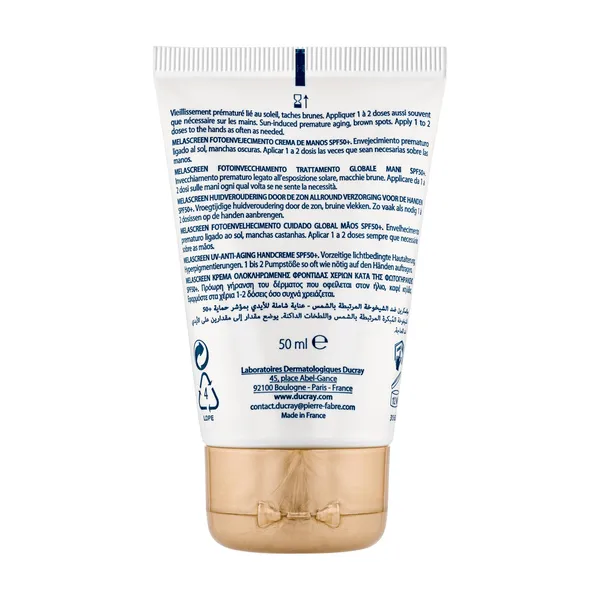 Ducray Melascreen soin global mains SPF 50+