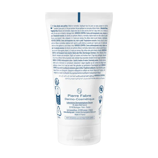 Ducray Hidrosis Control Crème anti-transpirante