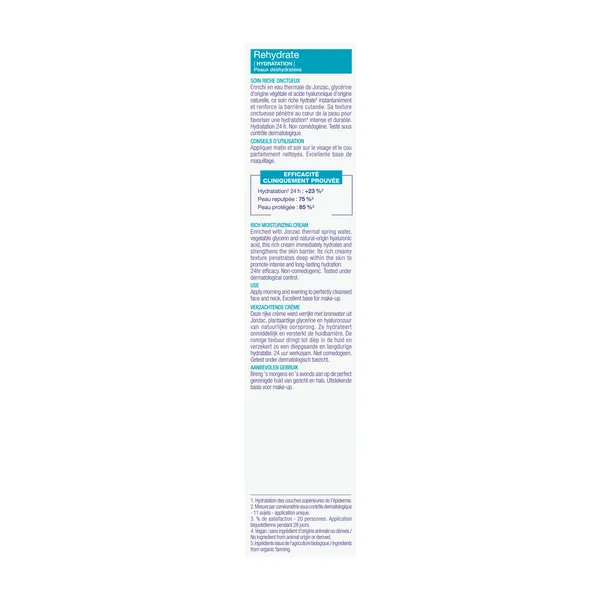 Jonzac Rehydrate Soin riche onctueux Bio