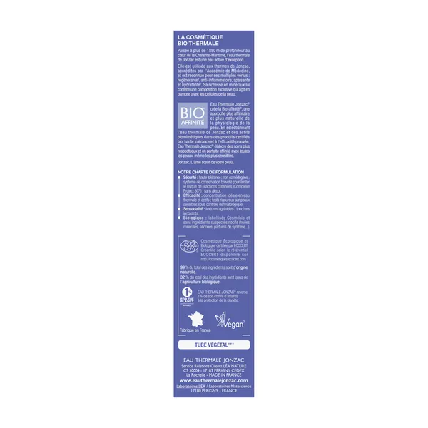 Jonzac Bébé bio crème dermo-réparatrice
