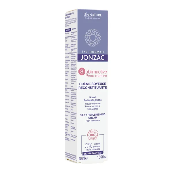 Jonzac Sublimactive Crème Soyeuse Reconstituante Bio