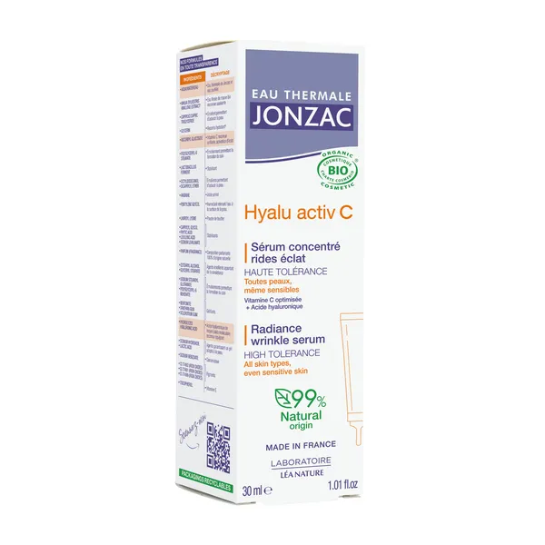 Jonzac Hyalu activ C Sérum concentré Rides Eclat Bio