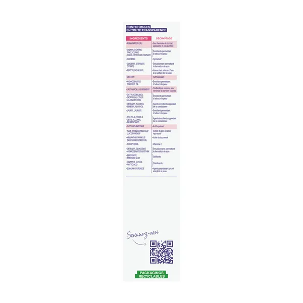 Jonzac Reactive Control Crème riche apaisante bio