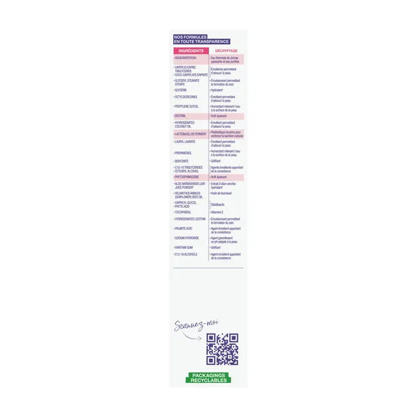 Jonzac Reactive Control Crème légère apaisante Bio