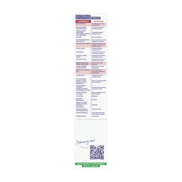 Jonzac Sublimactive crème riche lissante bio